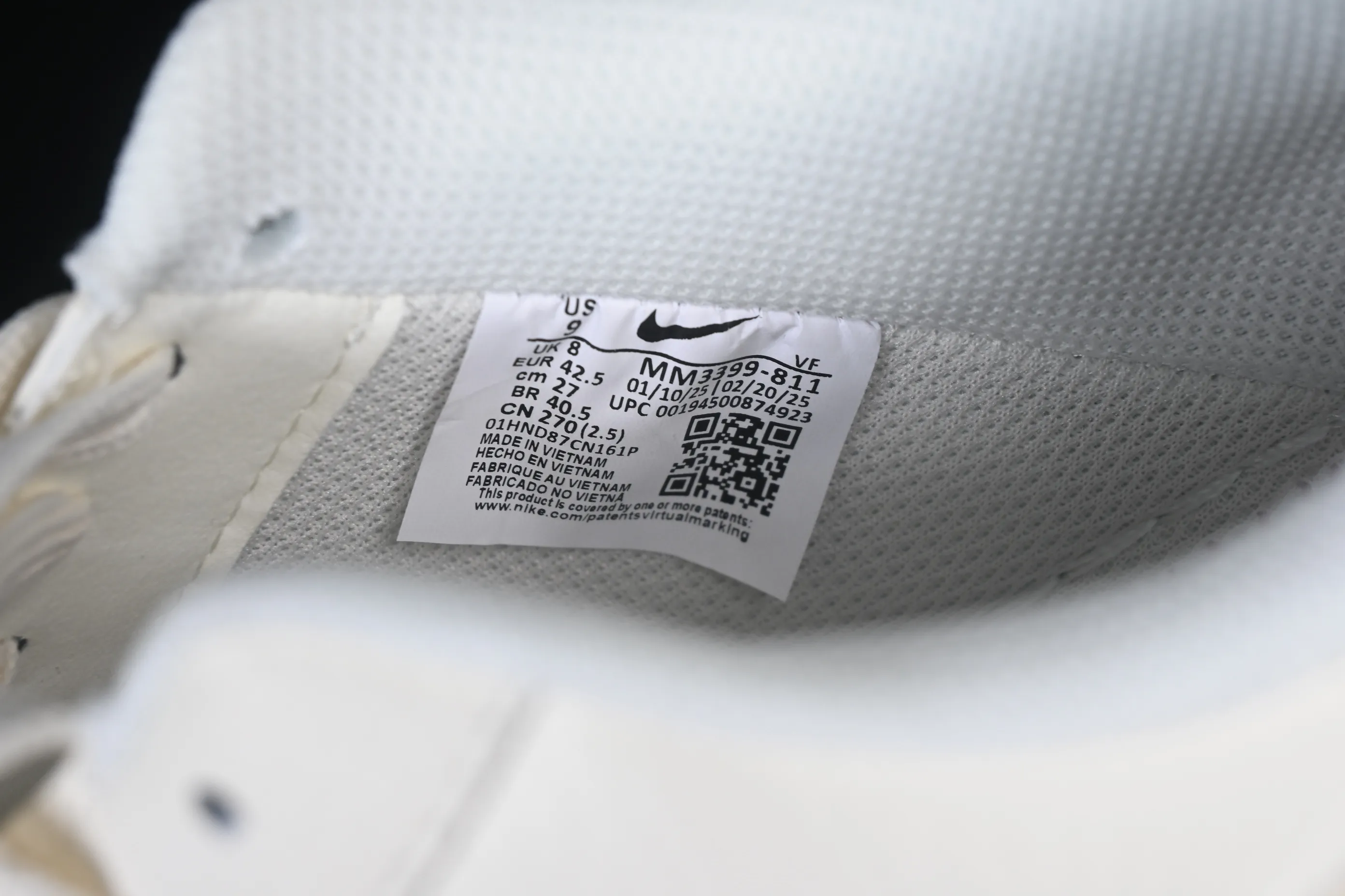 All categories Nk Air Force 1 Air Force series Nk Air Force 1 Low Air Force low-top Nike Air Force 1'07 Low joint model Air Force 1 low-top casual sneakers MM3399-811